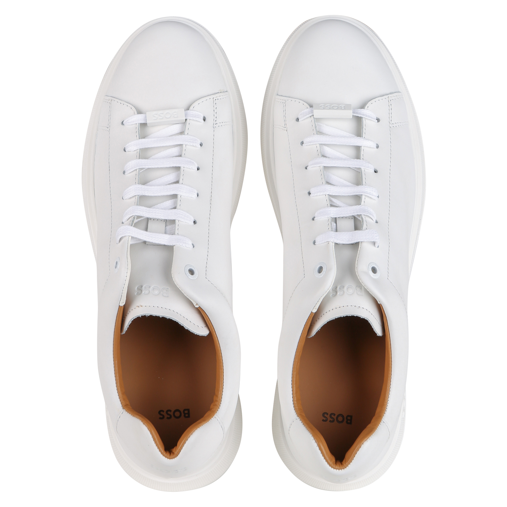 Baskets basses en cuir | Blanc