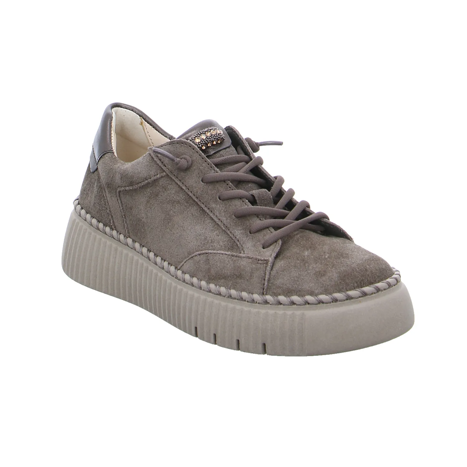 GABOR Sneaker Taupe Leder