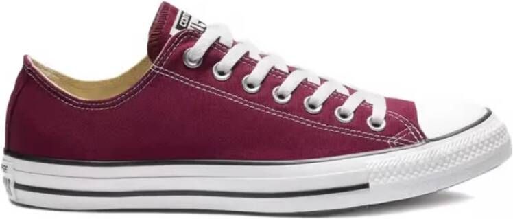 CONVERSE Sneakers laag 'Chuck Taylor All Star' karmijnrood wit