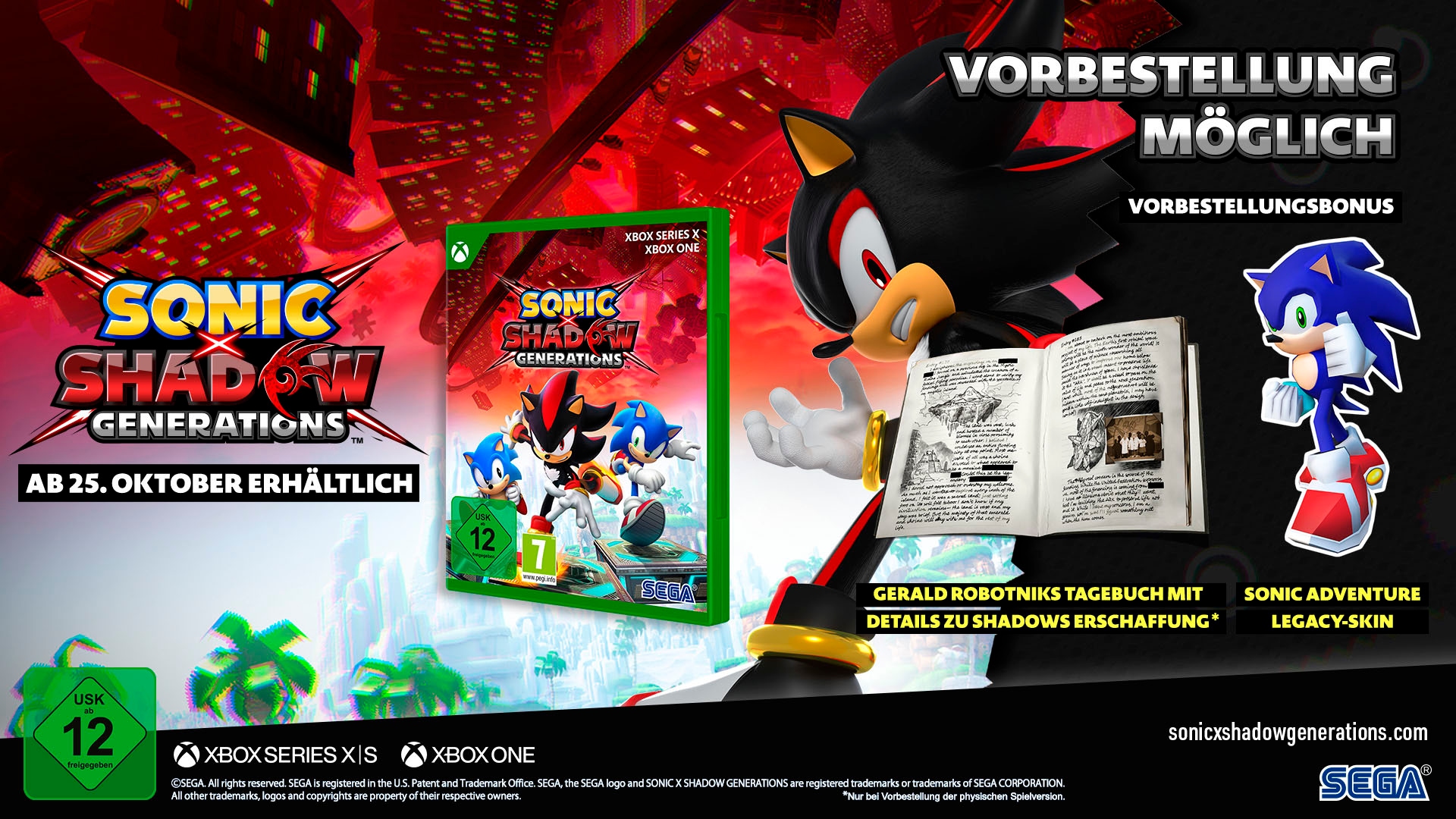 Atlus Spielesoftware »Sonic x Shadow Generations« Xbox One
