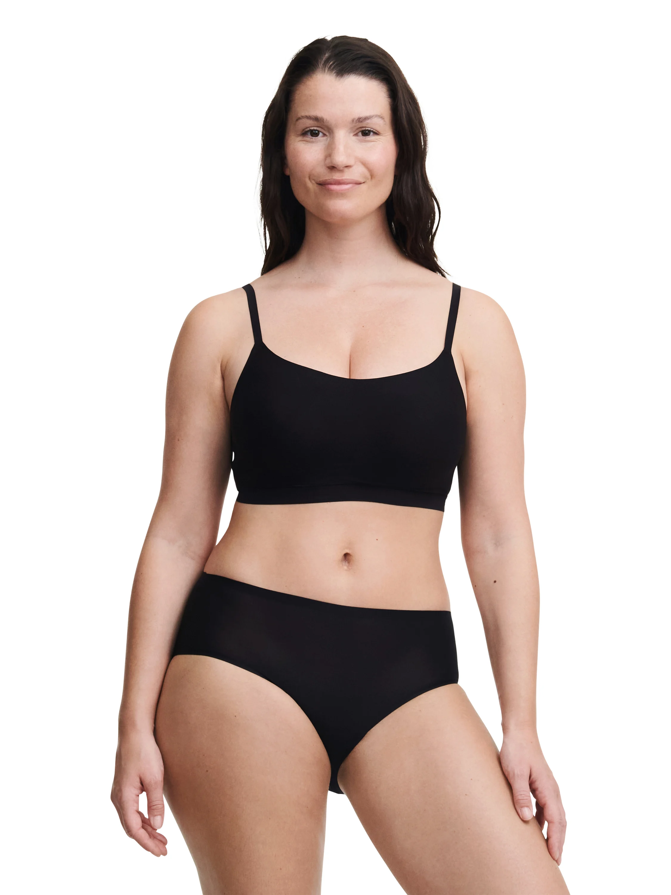 SOFTSTRETCH - Bralette coques | Noir