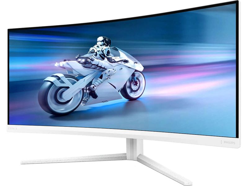 Philips Monitor 34M2C5501A/00 WQHD Gaming-Monitor mit geschwungenem Rahmen und 180 Hz Refresh-Rate