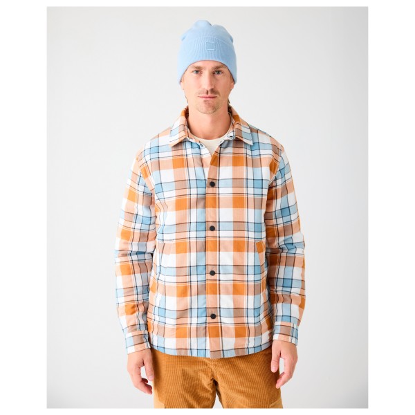 KnowledgeCotton Apparel - Checked Loose Fit Padded Overshirt - Chemise