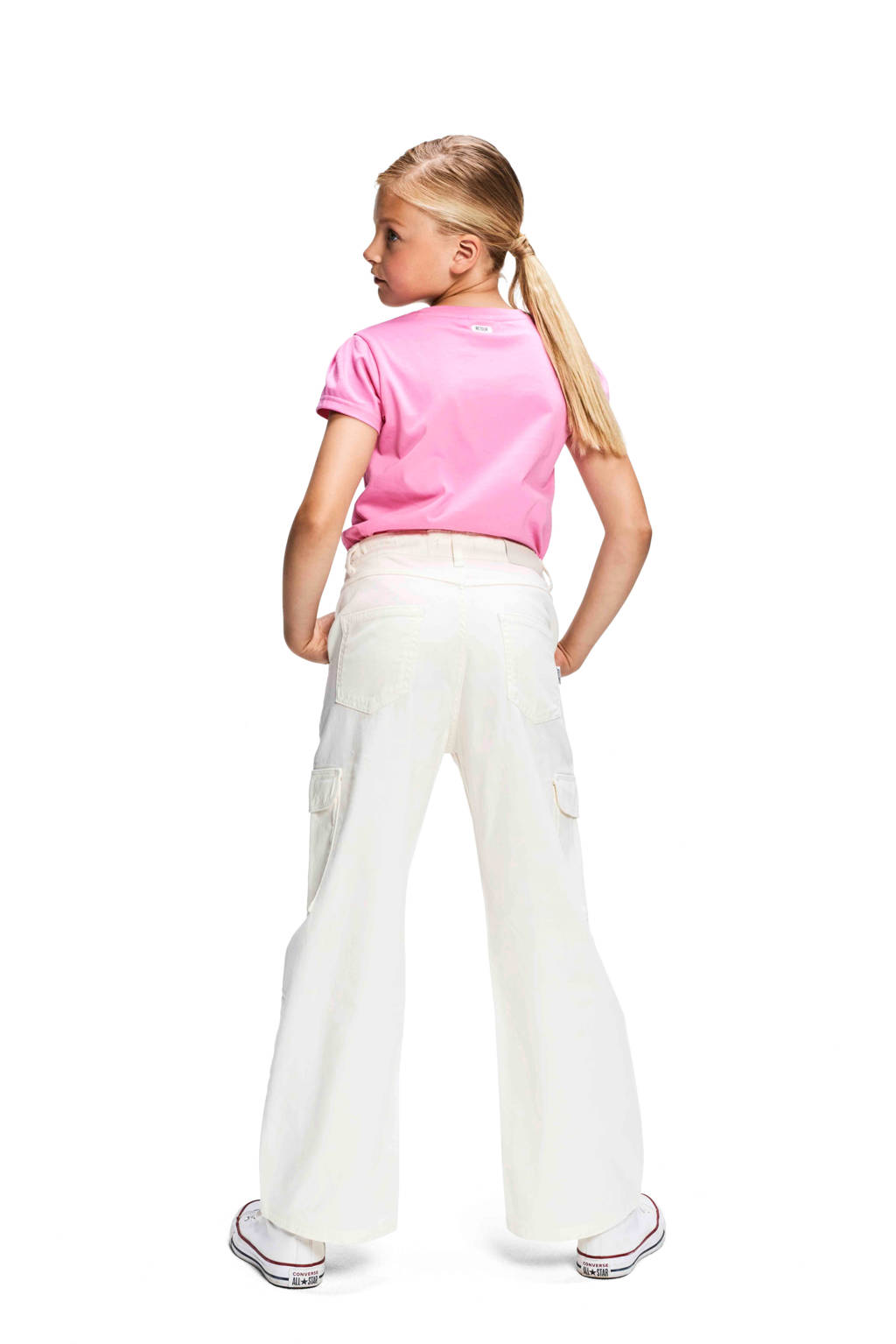 Retour Jeans loose fit cargobroek Torry ecru