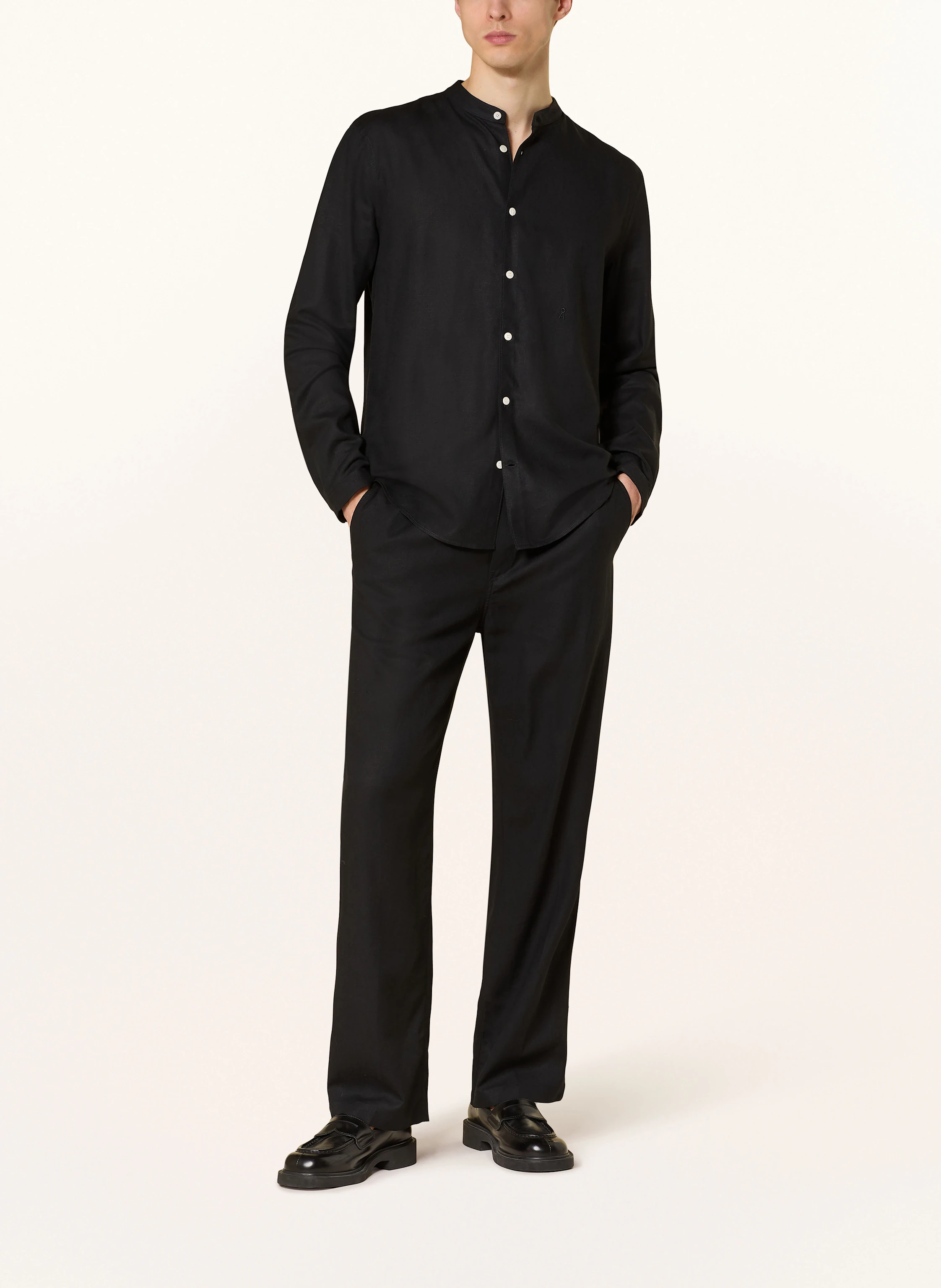 ARMEDANGELS Hemd VAALERONIMUS Comfort Fit mit Stehkragen und Leinen