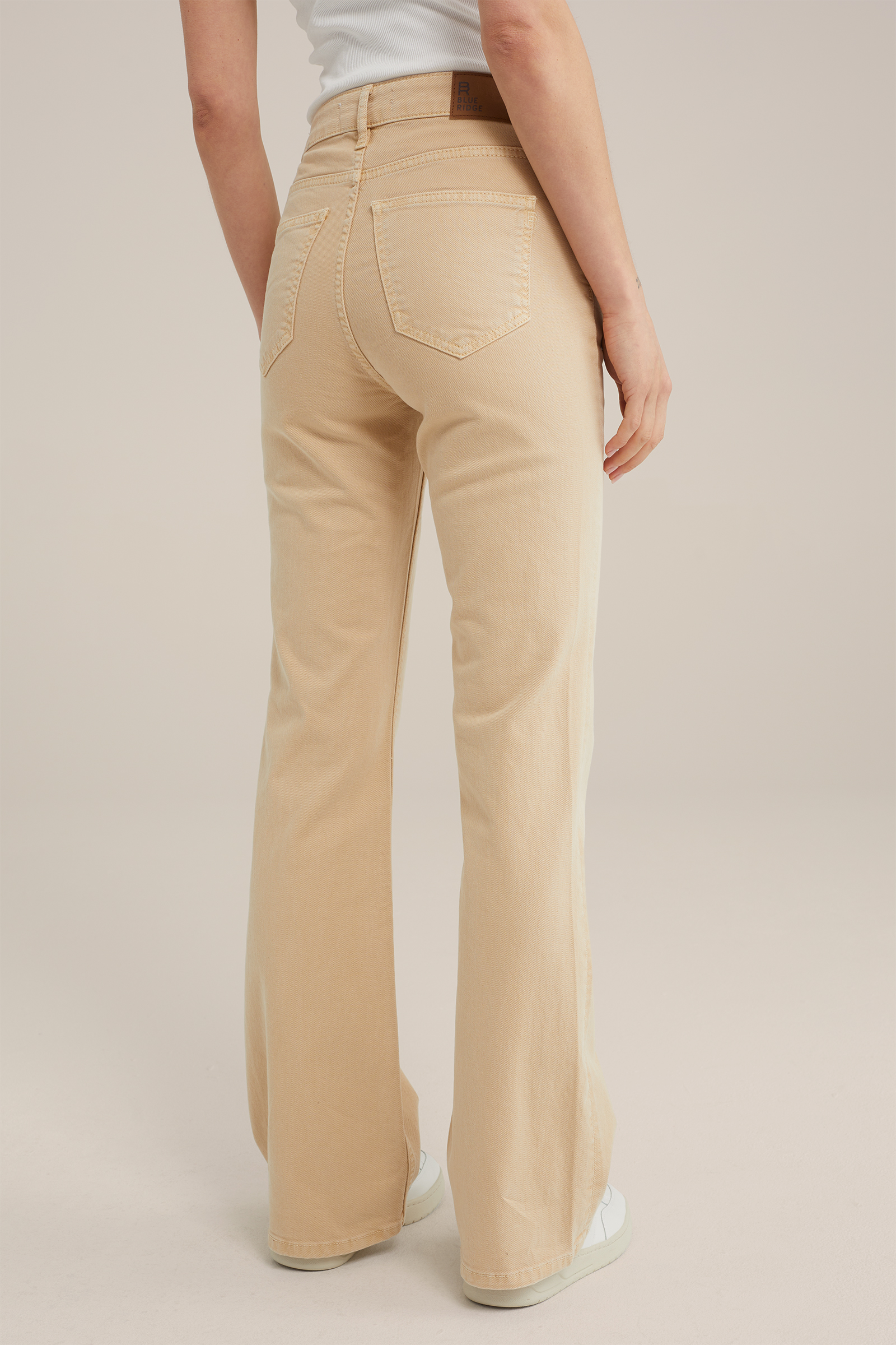 flared jeans Blue Ridge Beige
