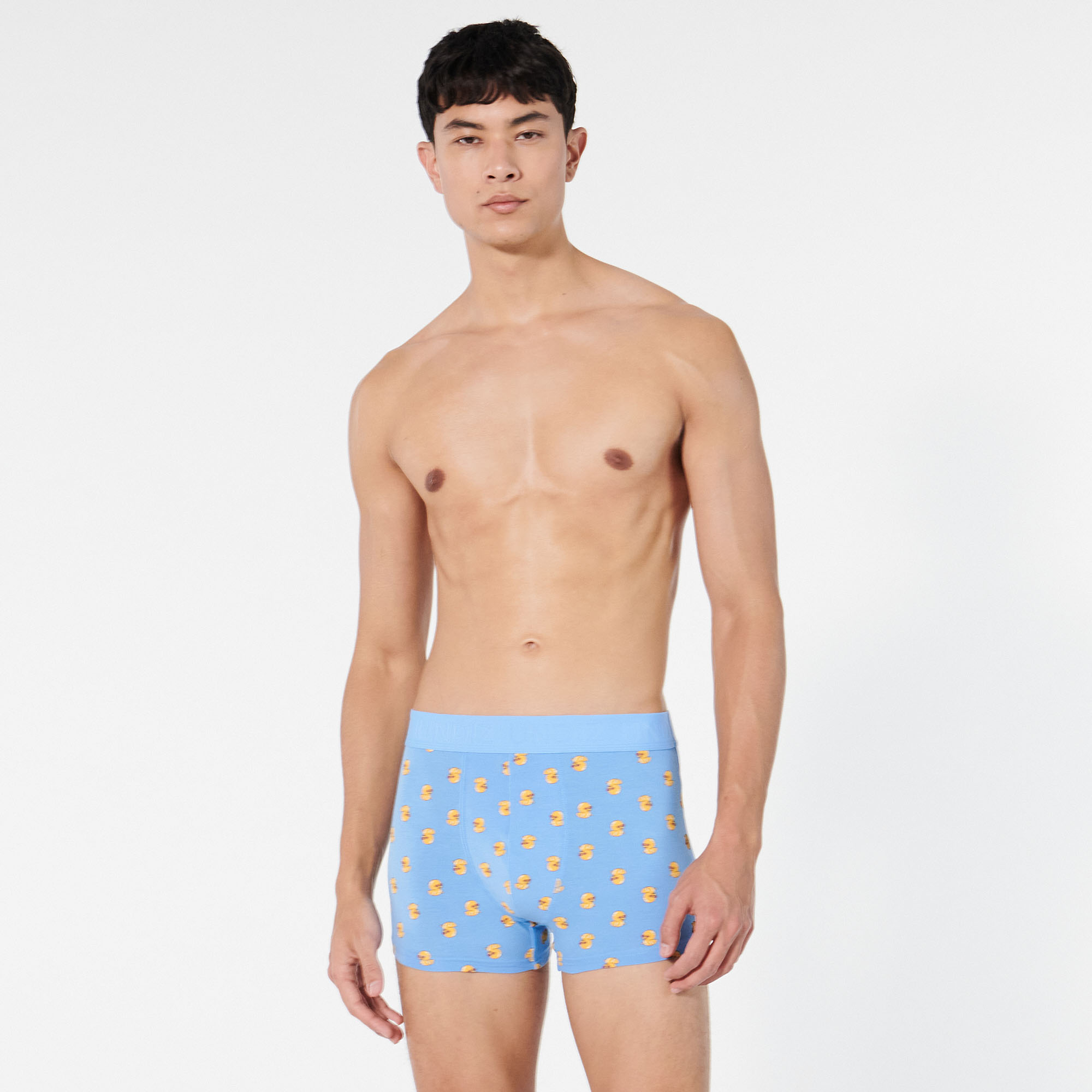 Boxer à motifs canards en coton