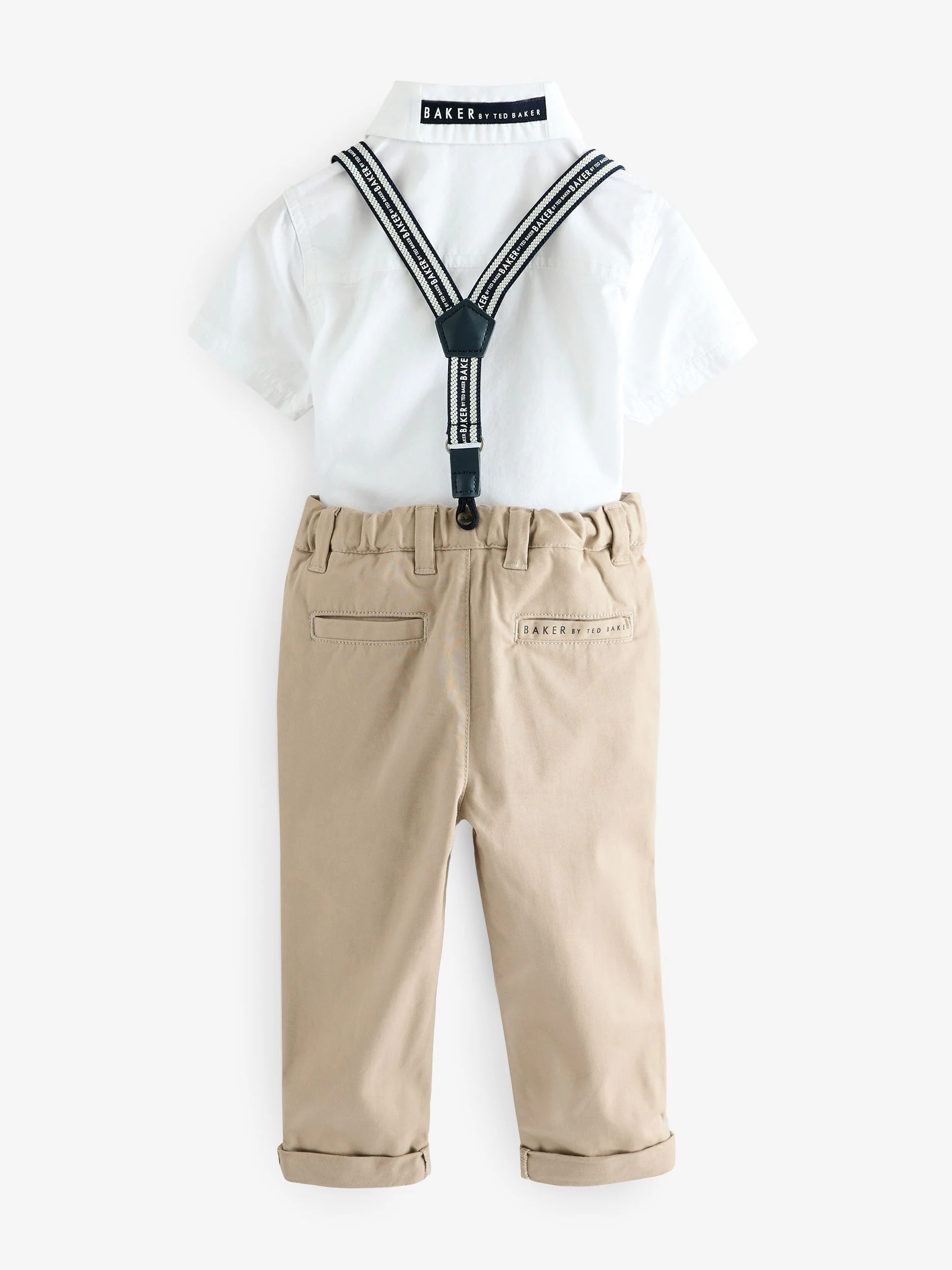 Baker by Ted Baker set van overhemd, broek en bretels
