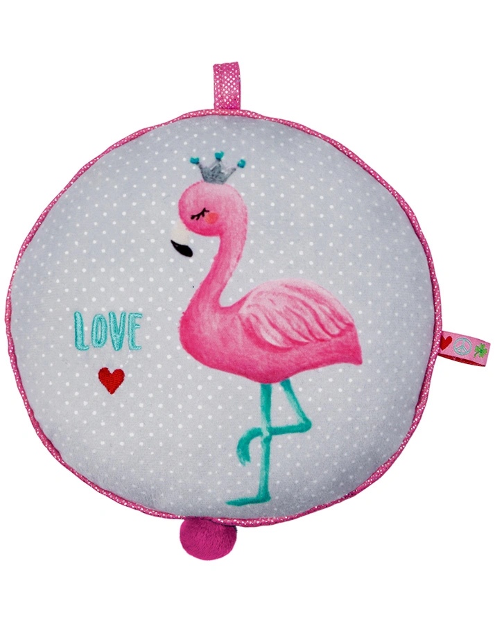 Spieluhr BABY GLÜCK – FLAMINGO in türkis/pink