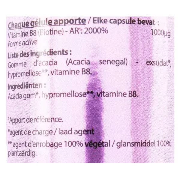 Vit'all+ Vitamina B8 1000µg 60 cápsulas vegetais