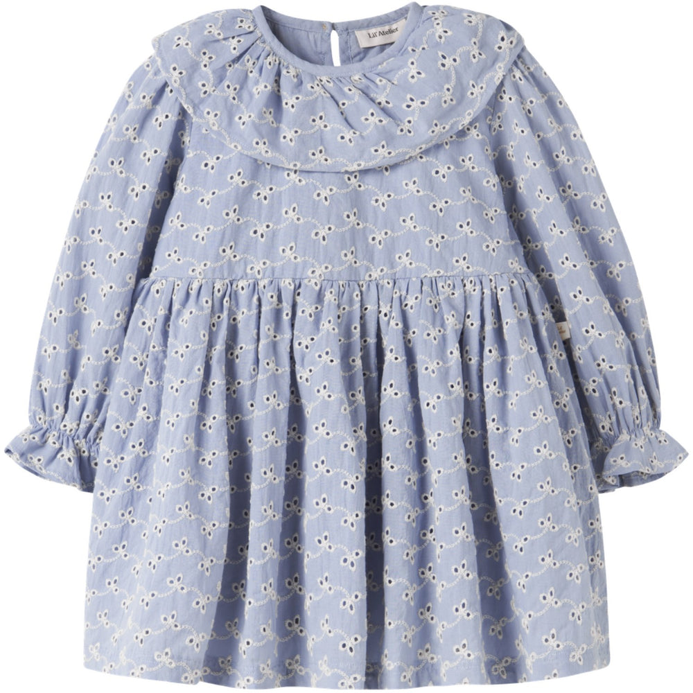 Køb Lil'Atelier Zen Blue Nmftessie Ls Loose Kjole Lil