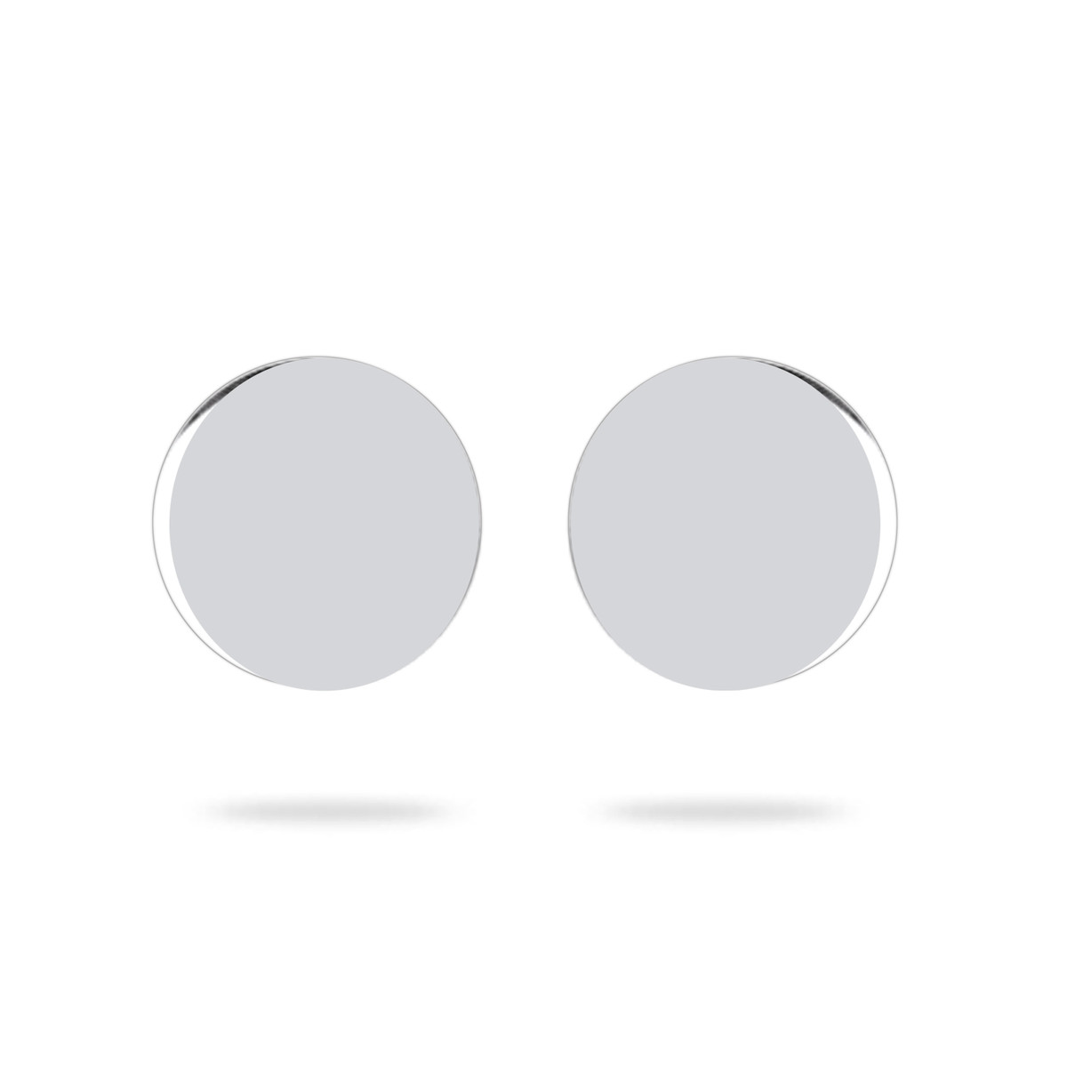 Boucles d'oreille argent rhodié forme cercle