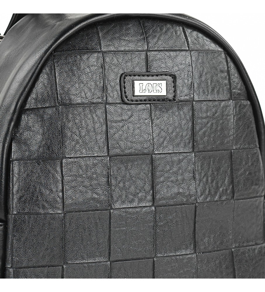 Mochila antifurto Lois preta - 23x27x11cm -