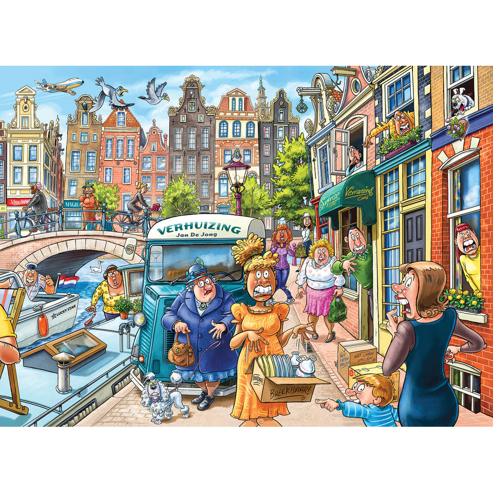 Jumbo Wasgij Original 45 puzzel Verhuisdag! - 1000 stukjes