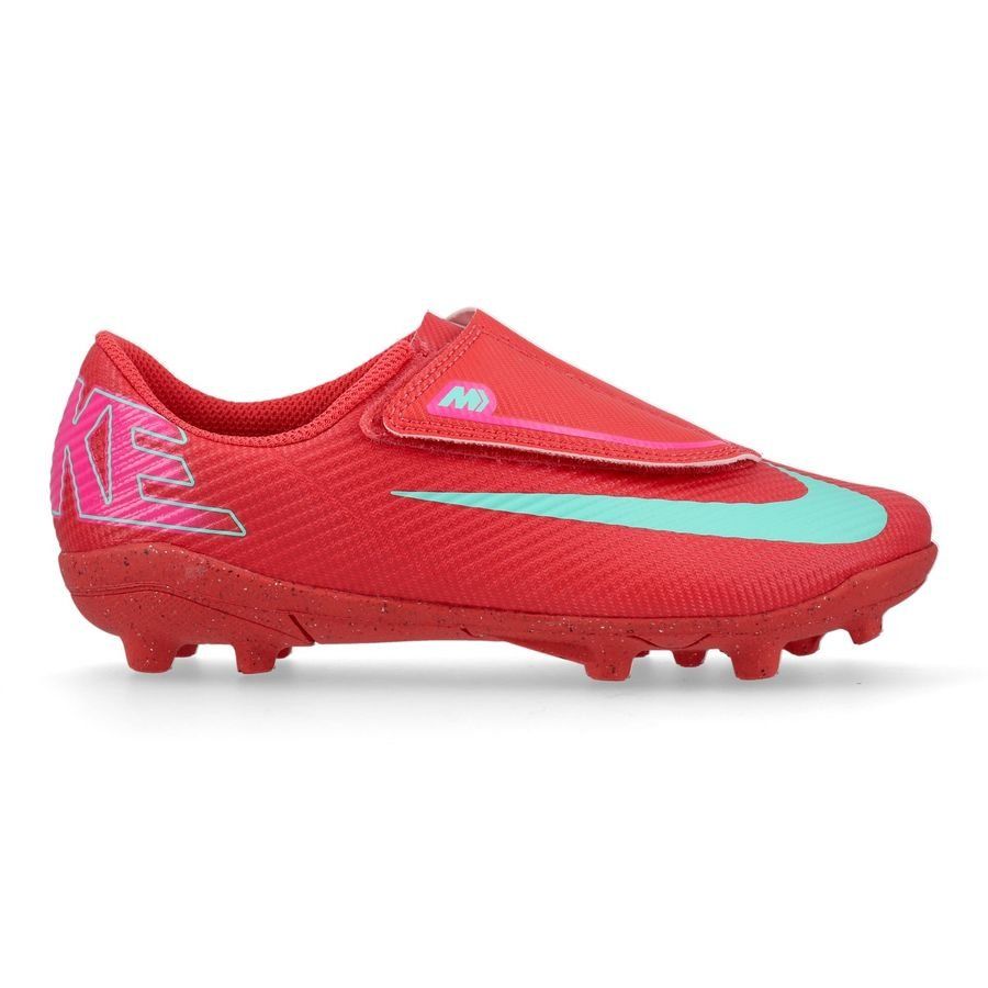 Nike Mercurial Vapor 16 Club Velcro MG Mad Energy - Rouge/Vert Enfant