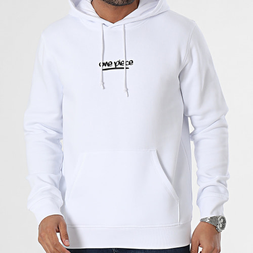 Sweat Capuche Luffy Graf Blanc