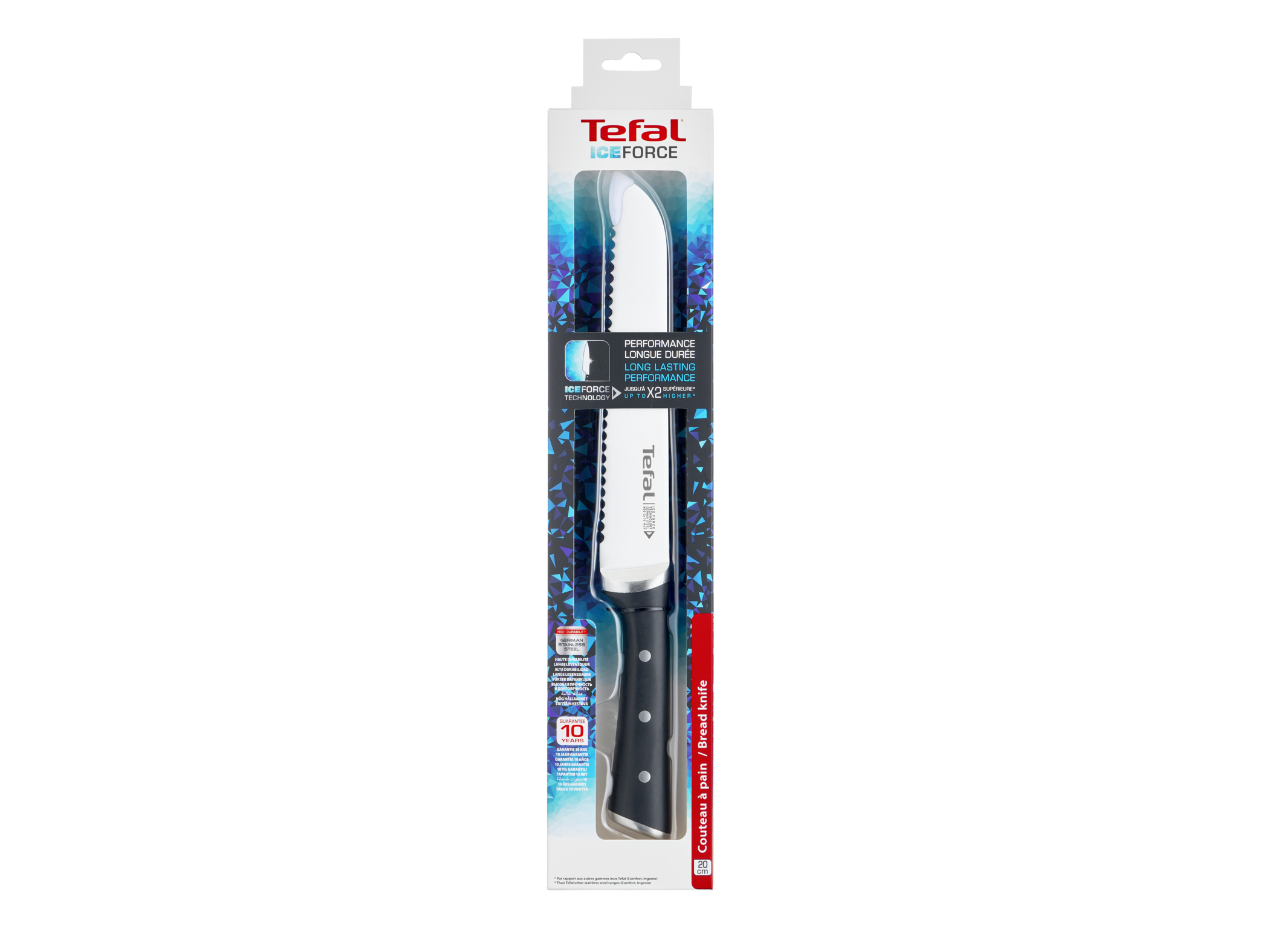 FACA ICE FORCE TEFAL PÃO 20CM