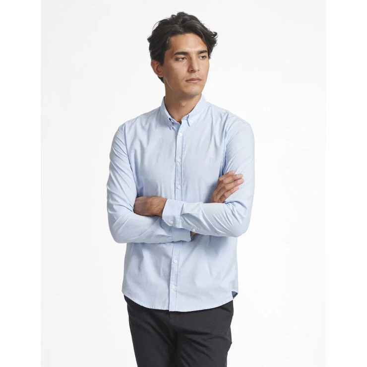Les Deux Christoph Oxford Shirt Light blue