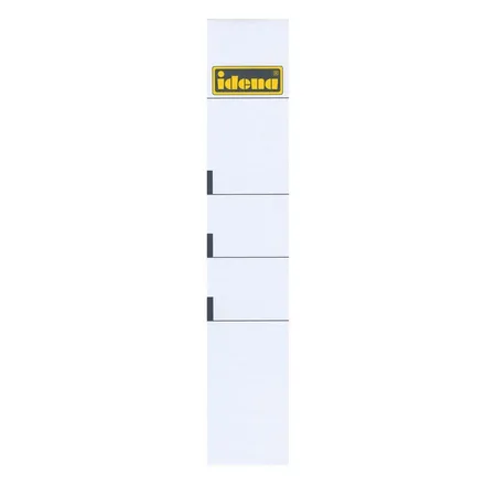 Idena Ordner-Rückenschild selbstklebend 10 Stück, 10cm weiß