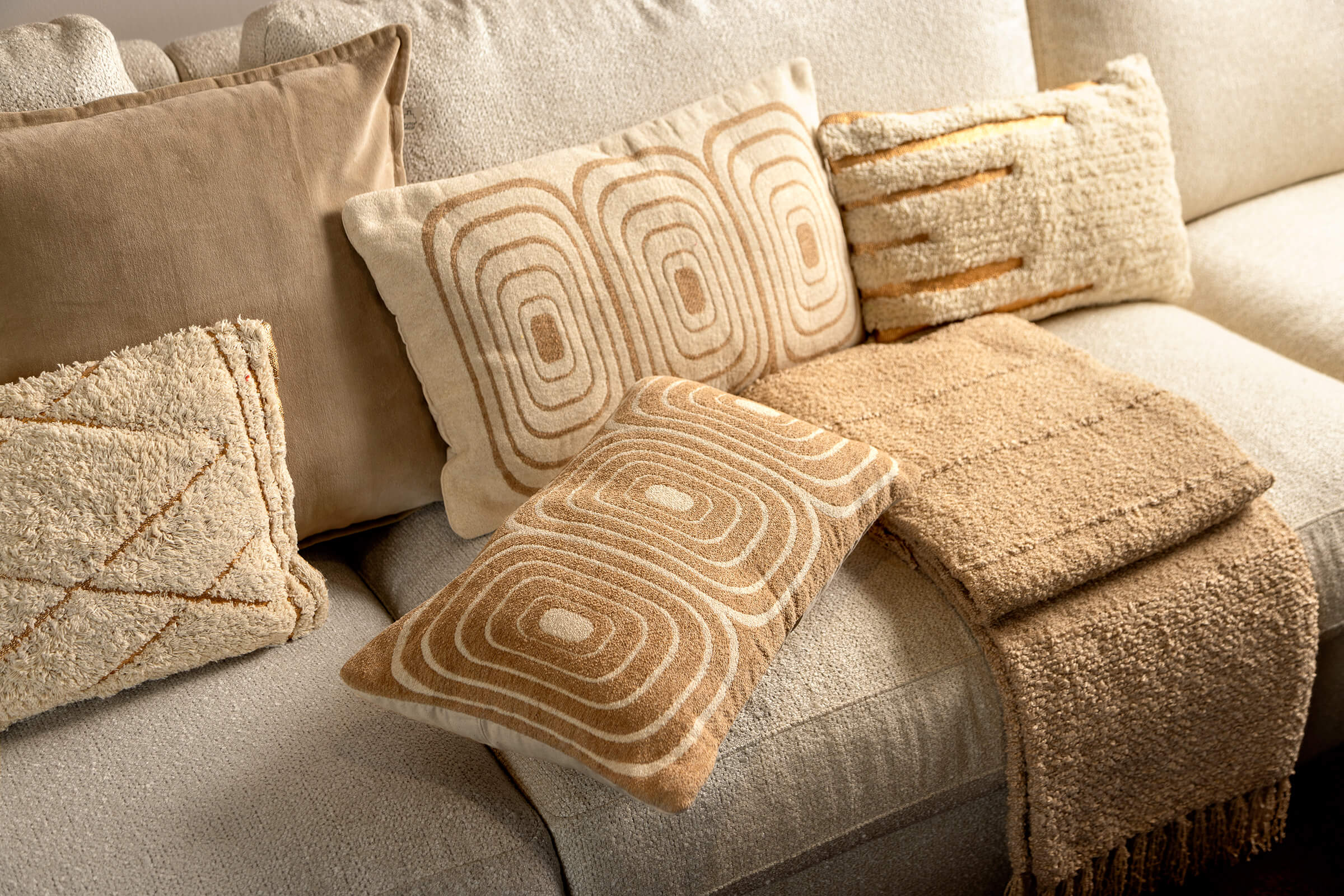 Dutch Decor plaid SENNA - 140x180 cm Irish Cream