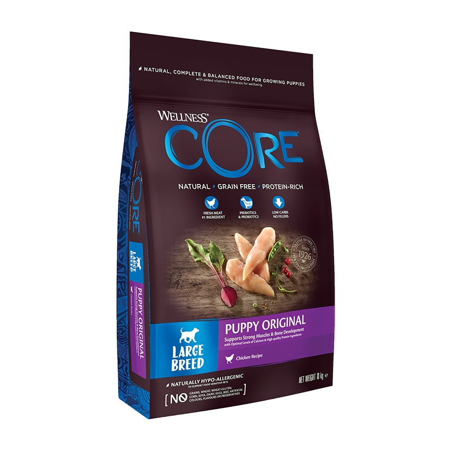 Ração Wellness Core Puppy Large Original com Frango para Cães