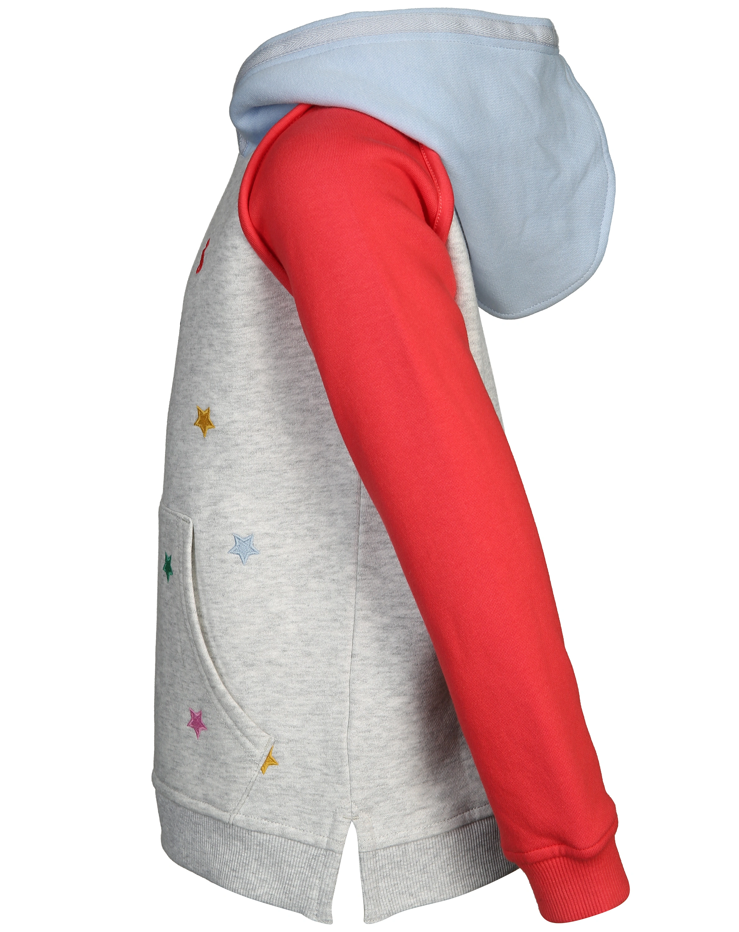 Kapuzenpullover LUCAS EMB - STAR in grau