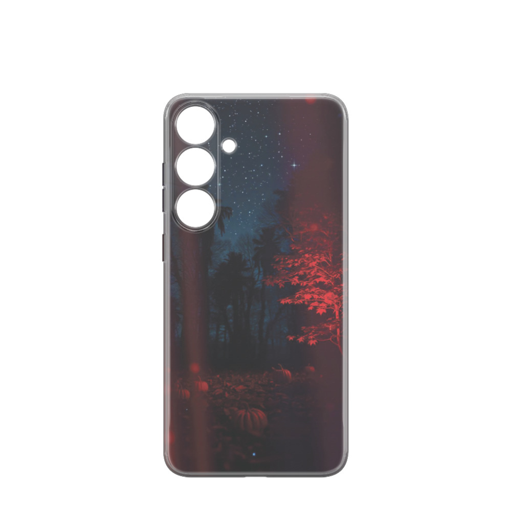 Samsung Galaxy S24 Plus Gummi Hülle Sternennacht - Versch. Farben