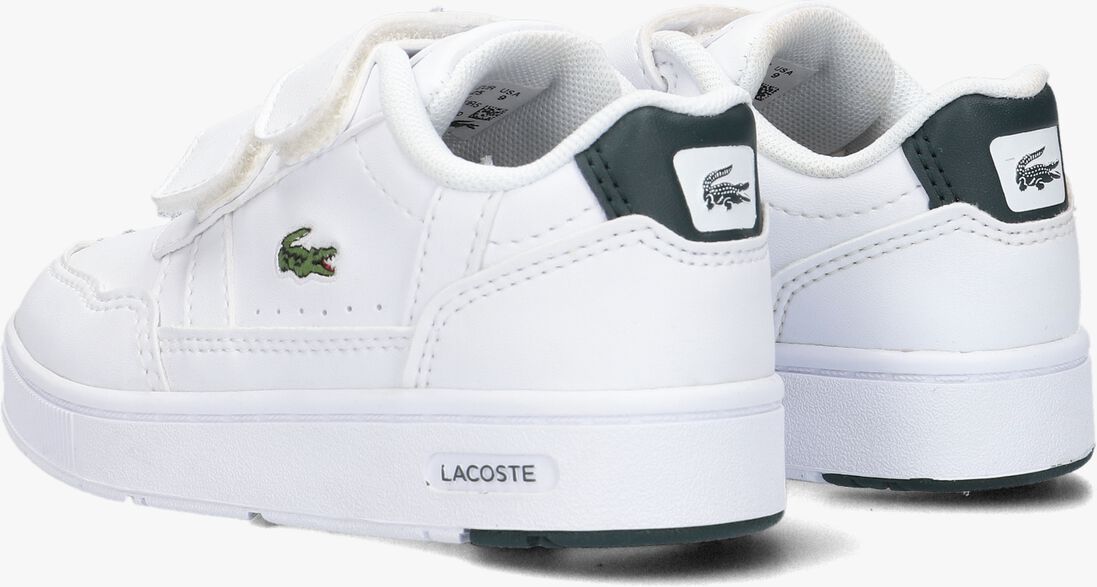 LACOSTE witte lacoste lage sneakers t-clip k