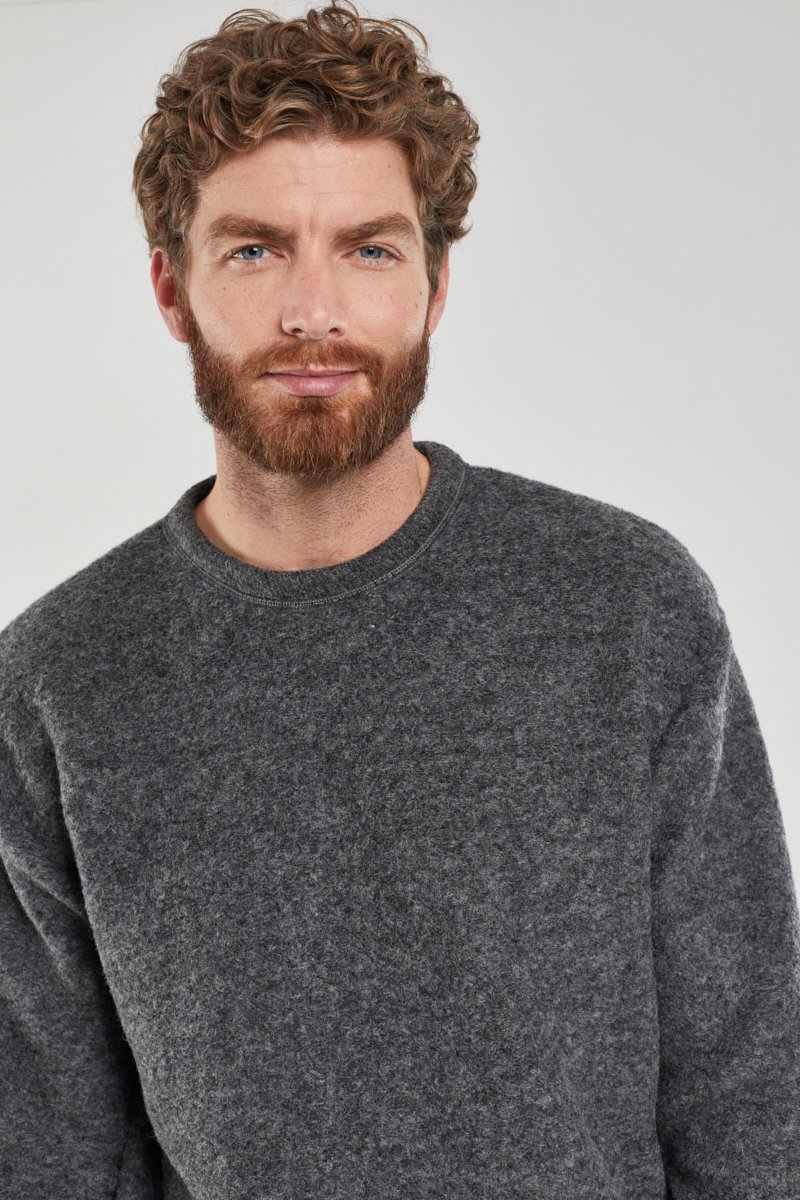 Sweat uni - laine bouillie
