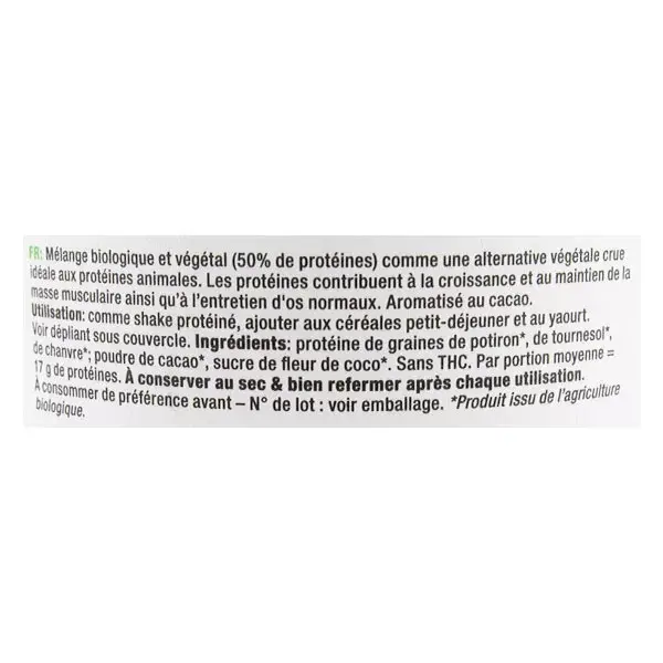 Purasana Proteína em Pó Sabor Cacau Orgânico 400g