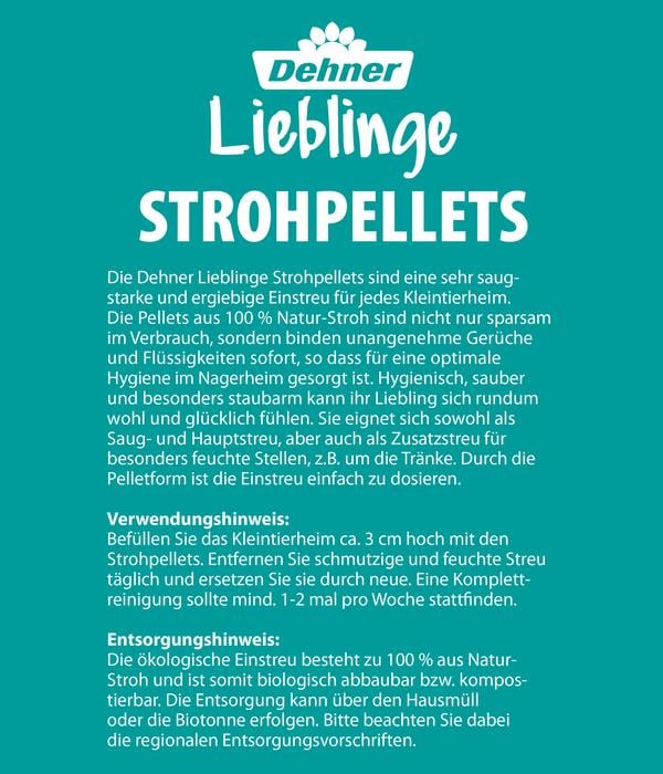 Dehner Lieblinge Kleintierstreu Strohpellets