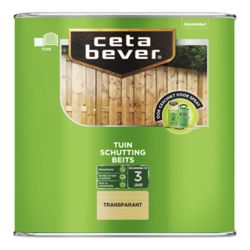 CetaBever Schuttingbeits transparant 2,5 liter