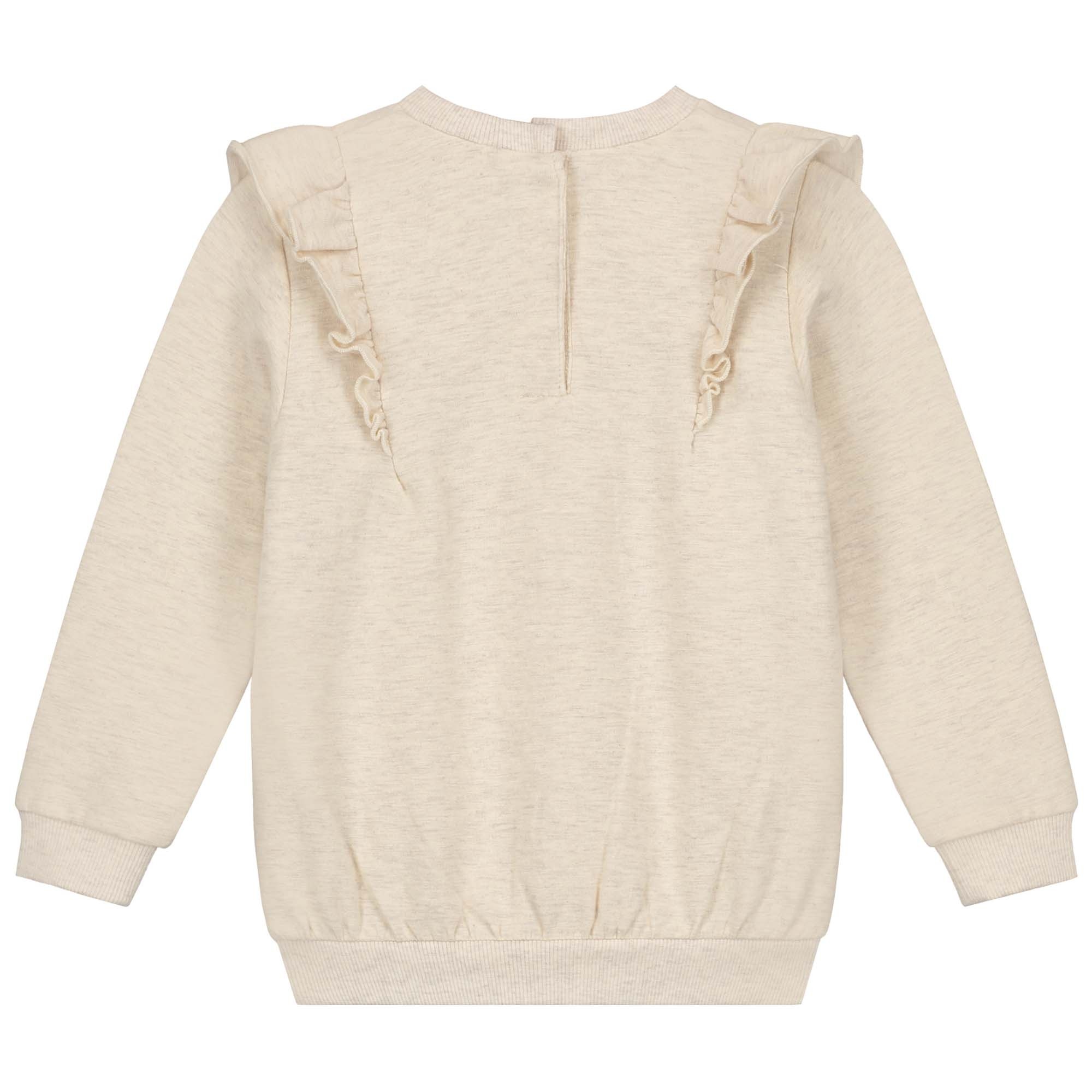 Prénatal peuter sweater lange mouwen effen bruin