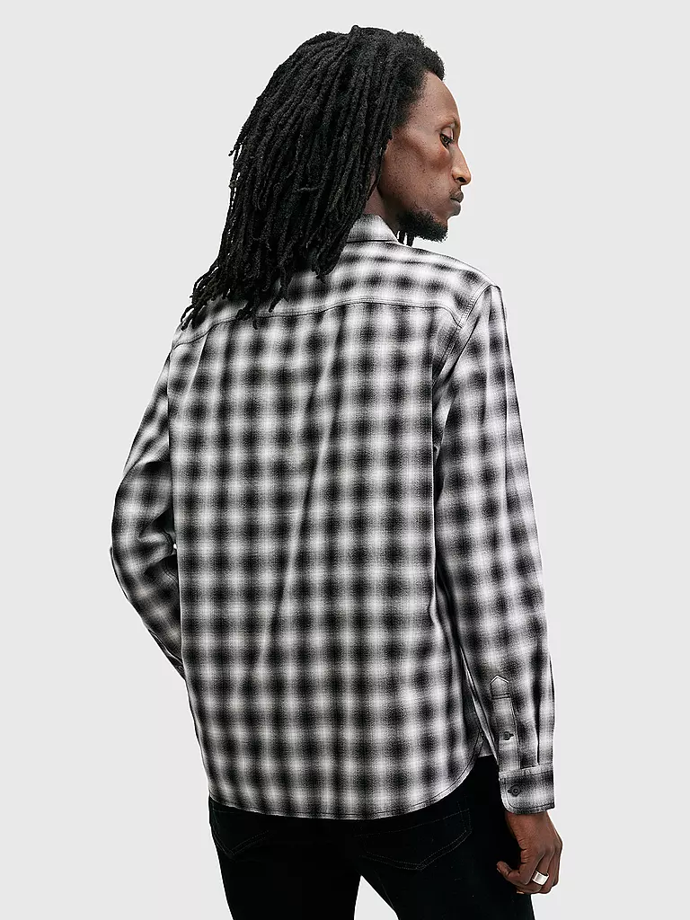 ALLSAINTS Hemd Regular Fit ELEKTRA schwarz