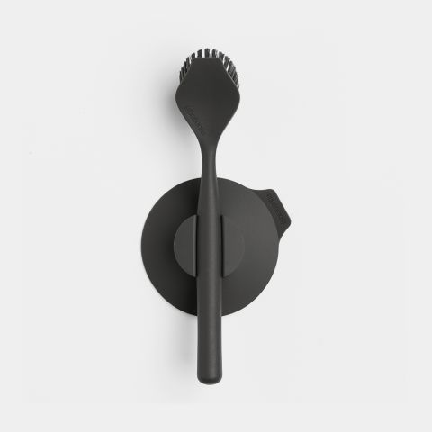 SinkSide Afwasborstel met zuignaphouder - Dark Grey