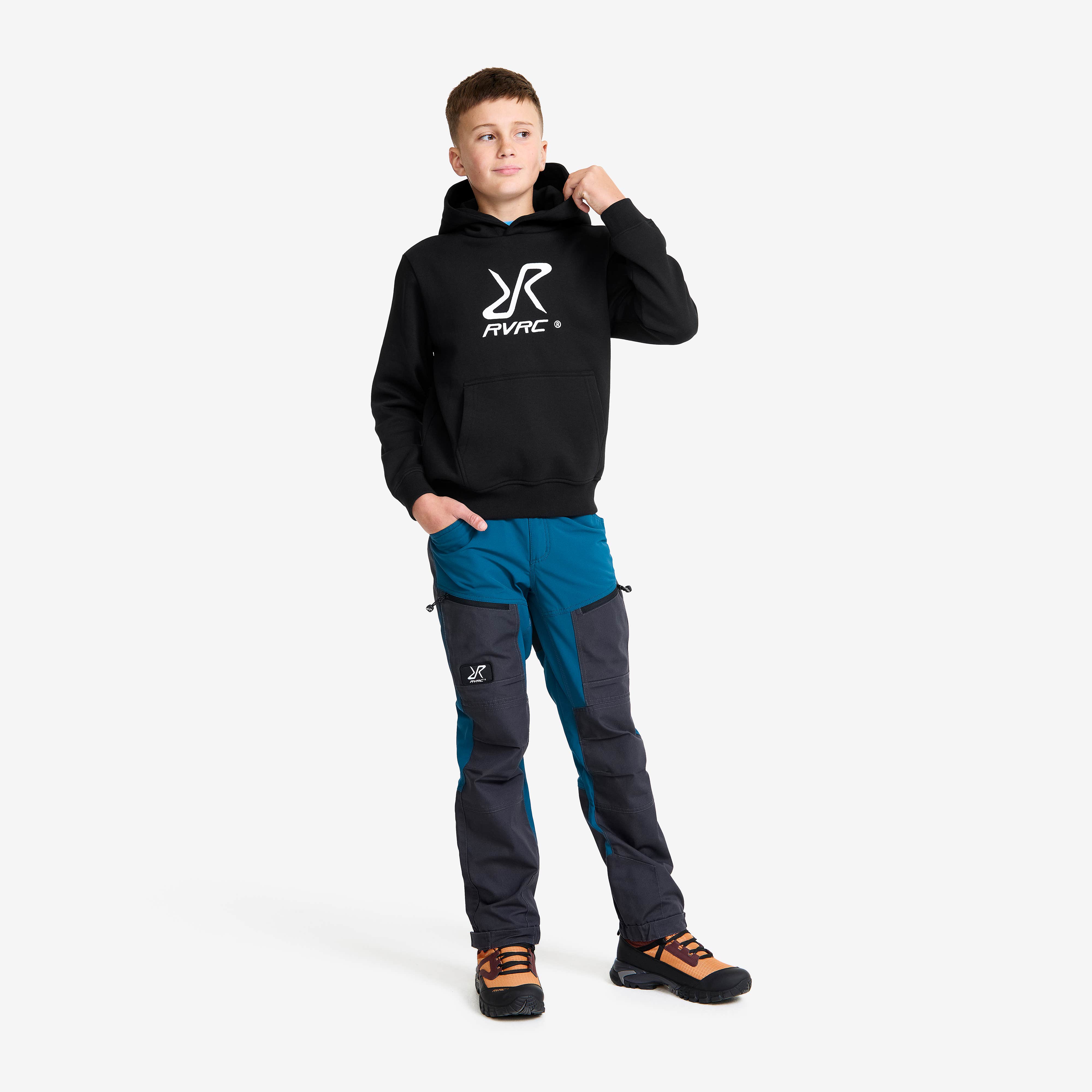 RVRC Hoodie Teens Black/White