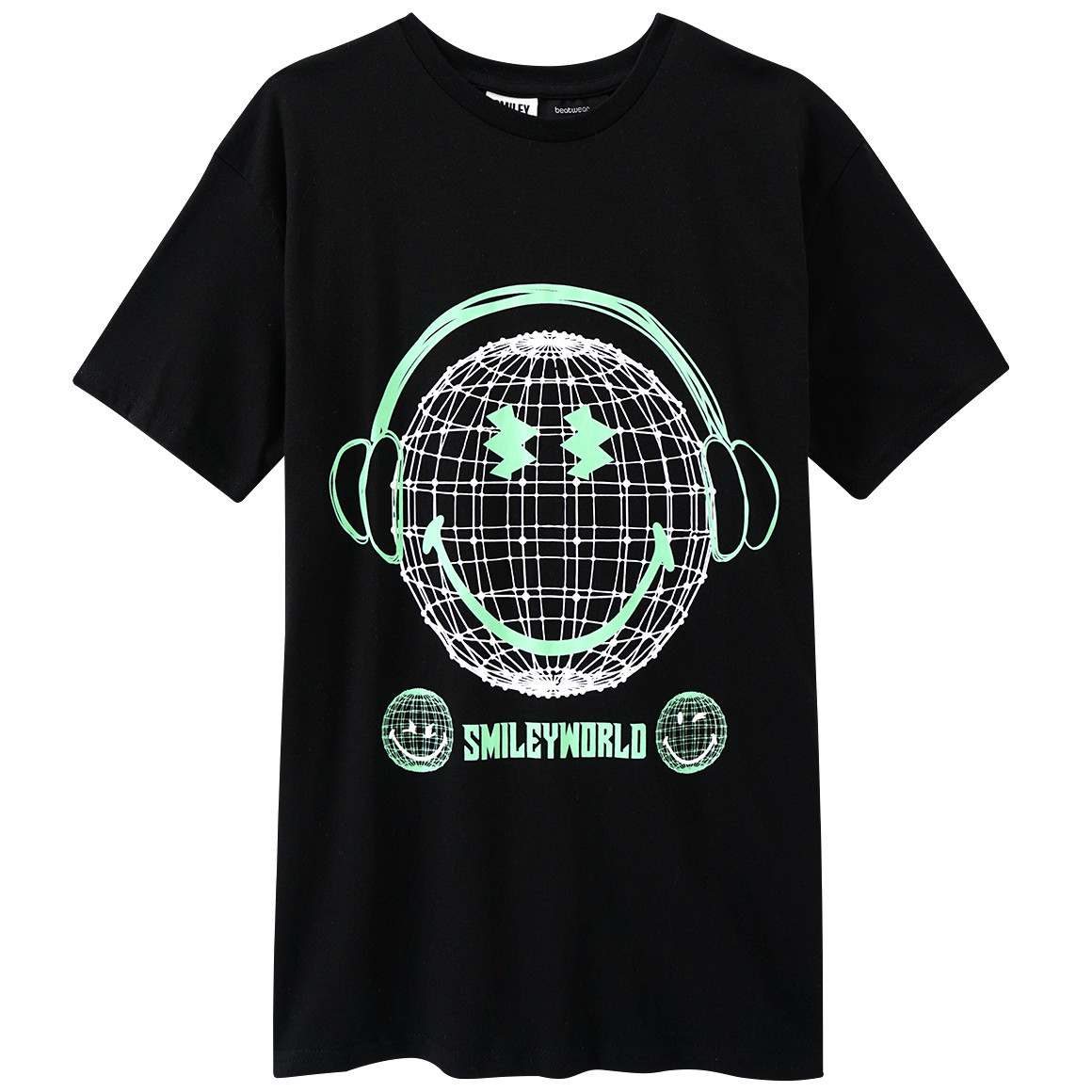 Beatwear SmileyWorld T-Shirt mit Print schwarz