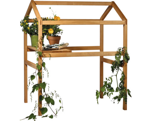Plantentoren dobar kubus 75 x 54 x 91,5 cm lichtbruin
