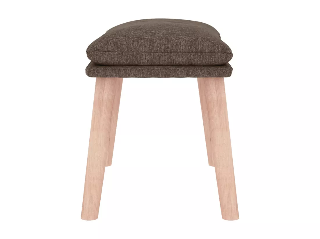 Repose-pied Taupe 45x29,5x35 cm Tissu