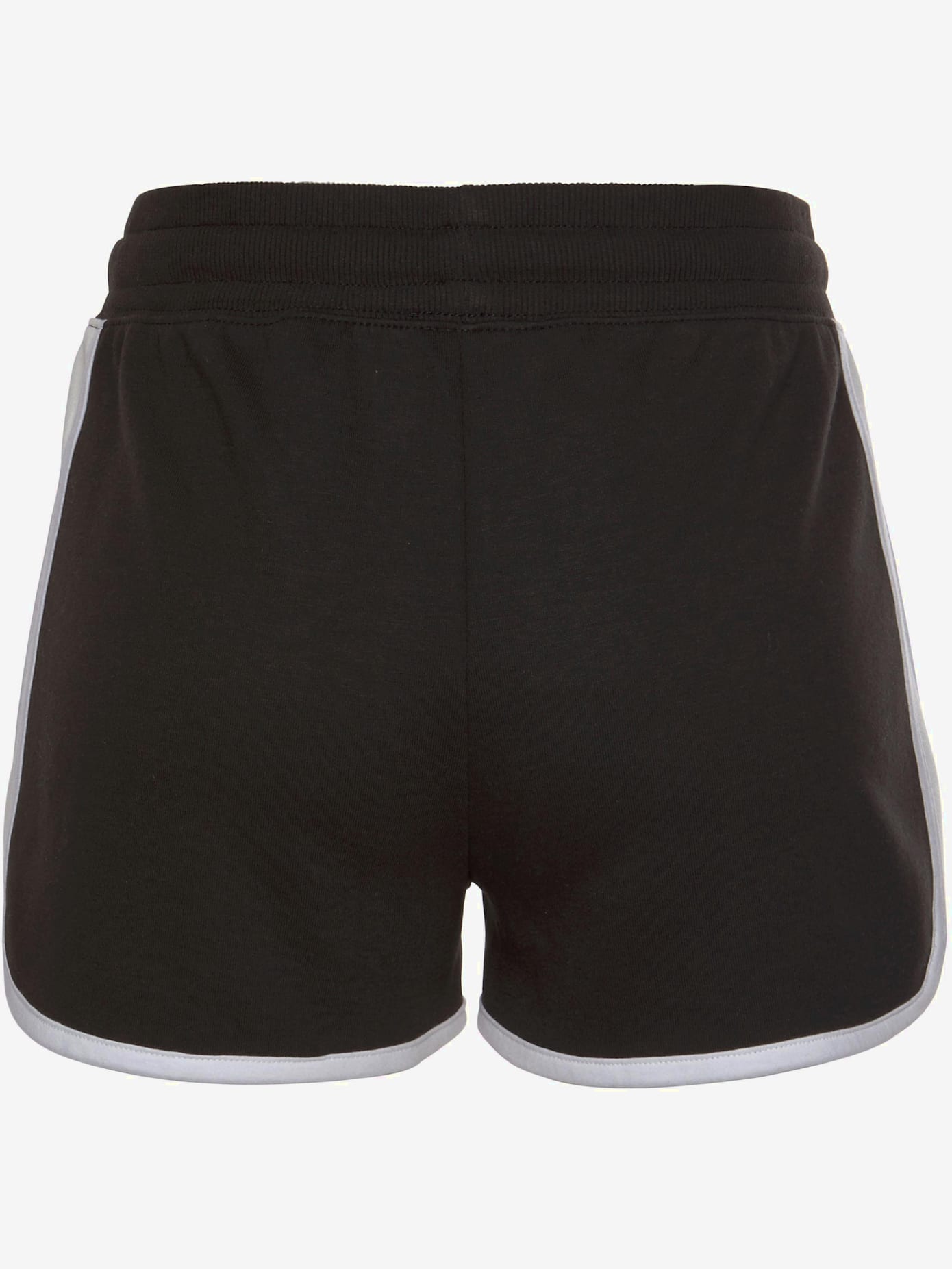 Short en matière sweat short décontracté, ceinture à coulisse élastique