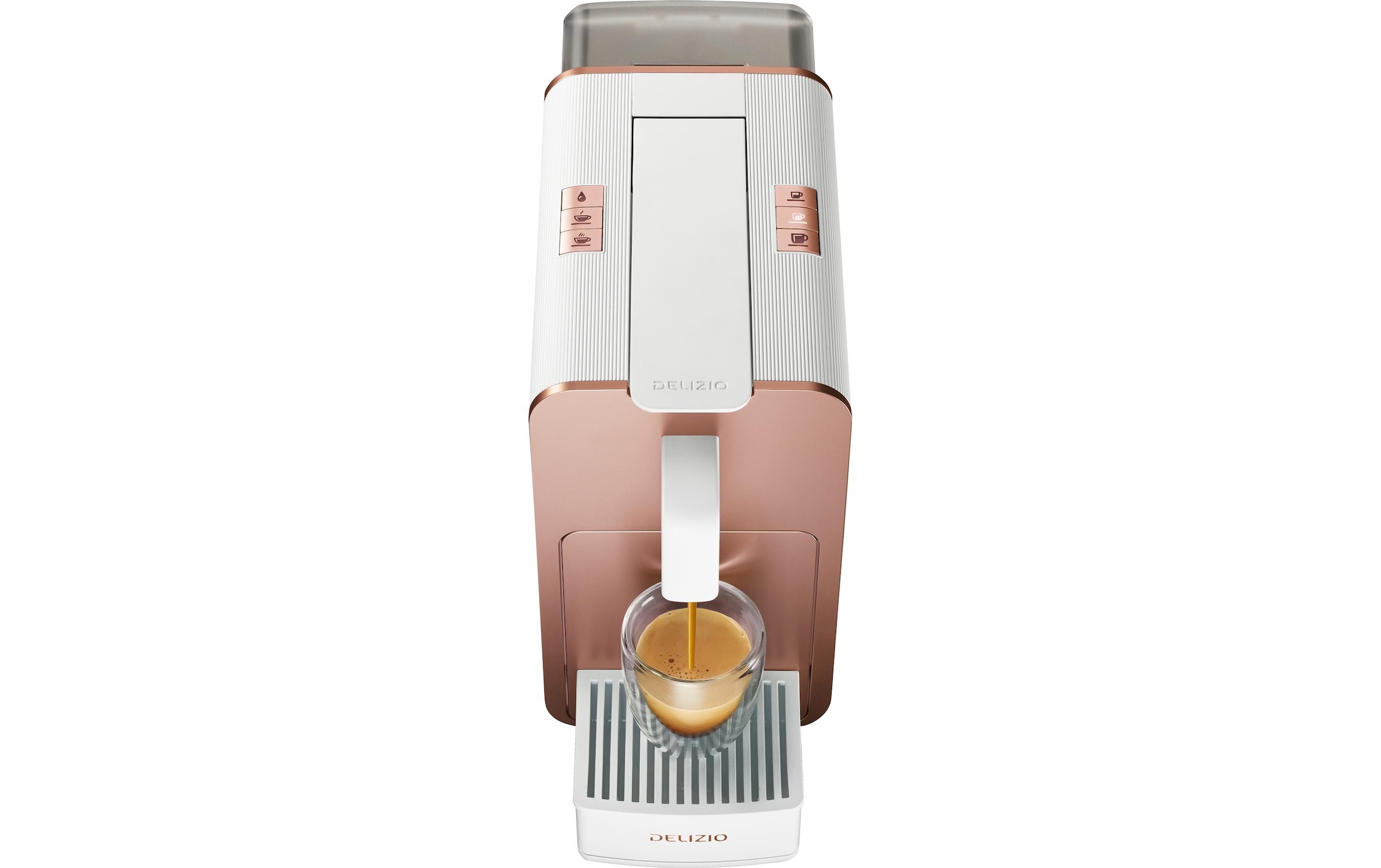 Kapselmaschine »Delizio Viva elegante Rosegold/Weiss«