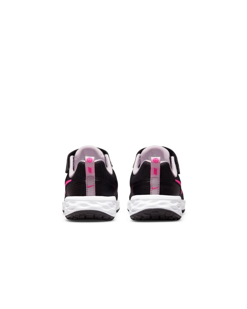 Chaussures Nike Revolution 6 Noir & Rose pour enfant