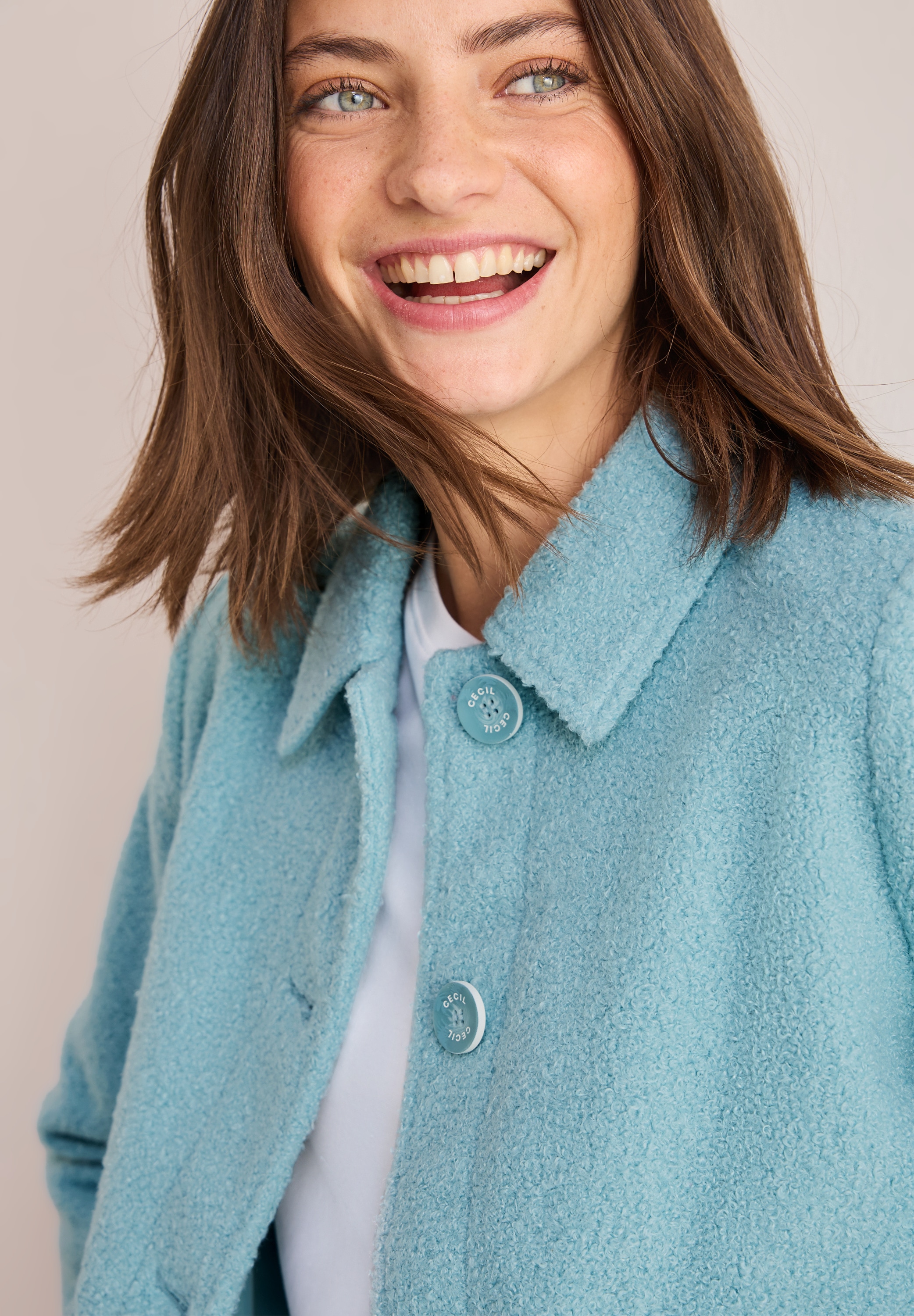 Cecil Wolljacke in Woll-Optik