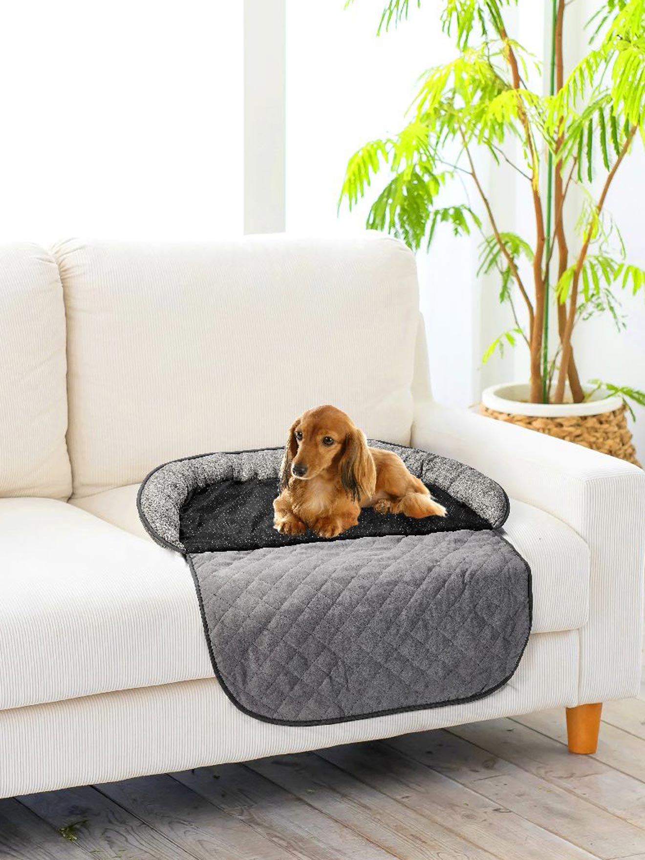 Coussin corbeille pour animaux