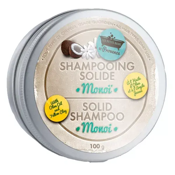 Les Petits Bains de Provence Shampoo Sólido com Óleo Monoi 100g