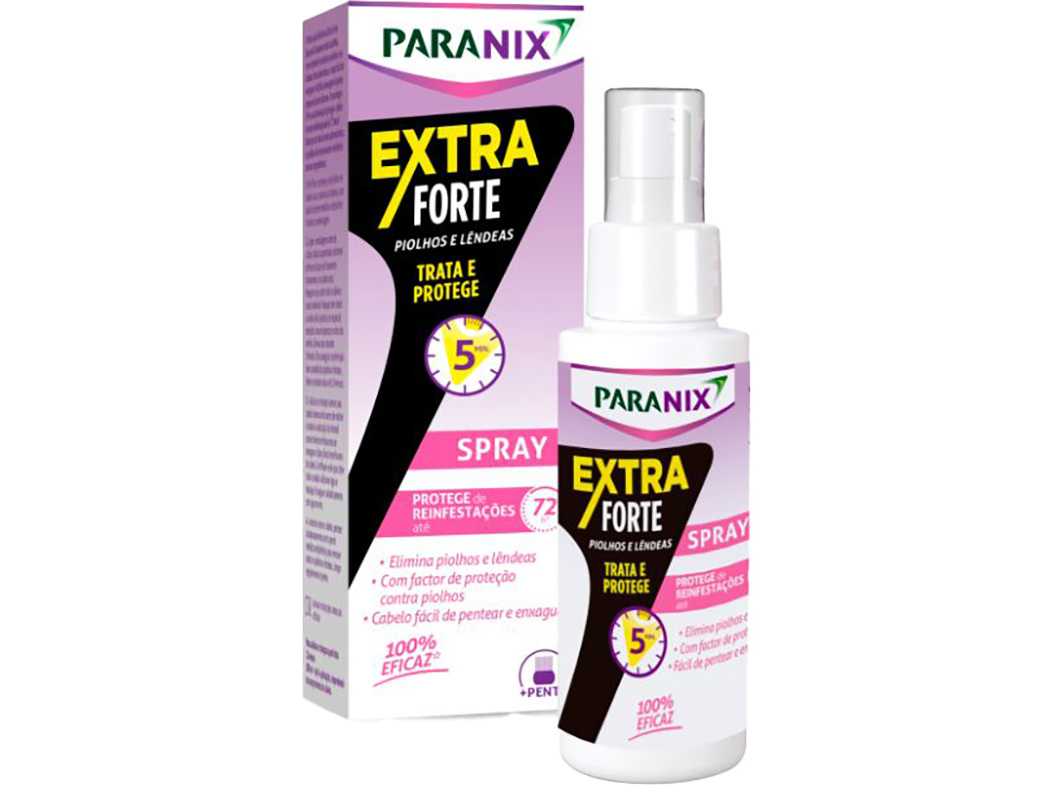 SPRAY PARANIX EXTRA FORTE COM PENTE 100ML