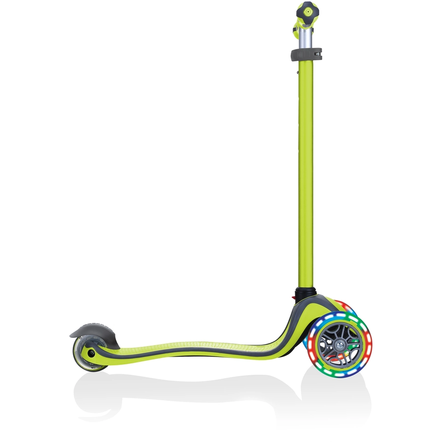 GLOBBER GO-UP COMFORT LIGHTS mit Leuchtrollen, lime grün