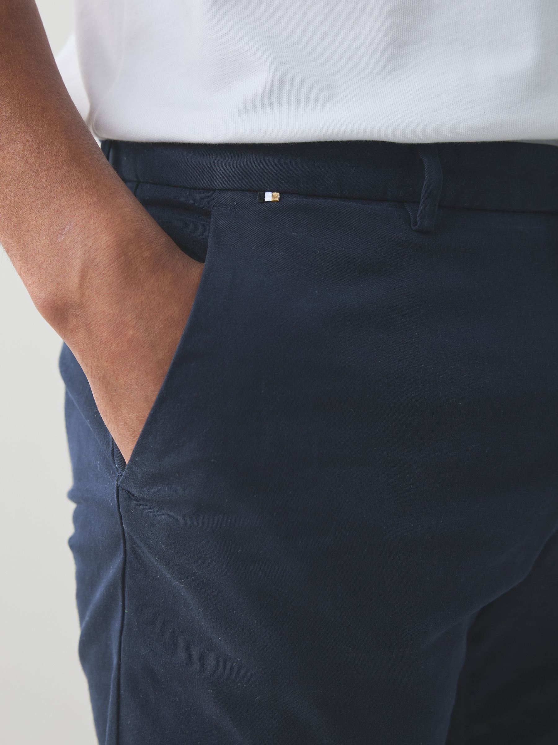 Blauw - BOSS Regular Fit Chino Trousers