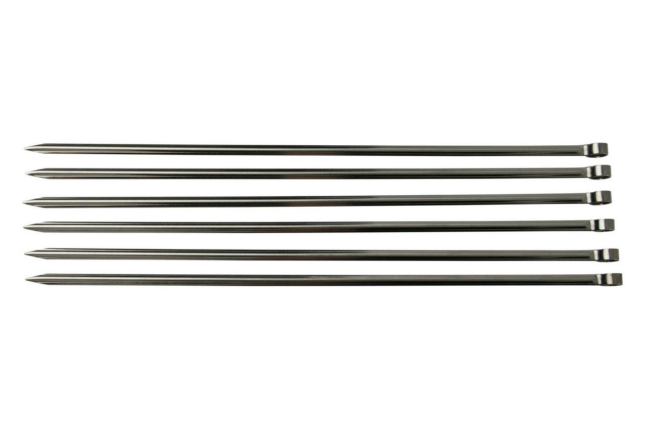 Tramontina Churrasco 26499-005 RVS BBQ-spiezen 6-stuks, 40 cm