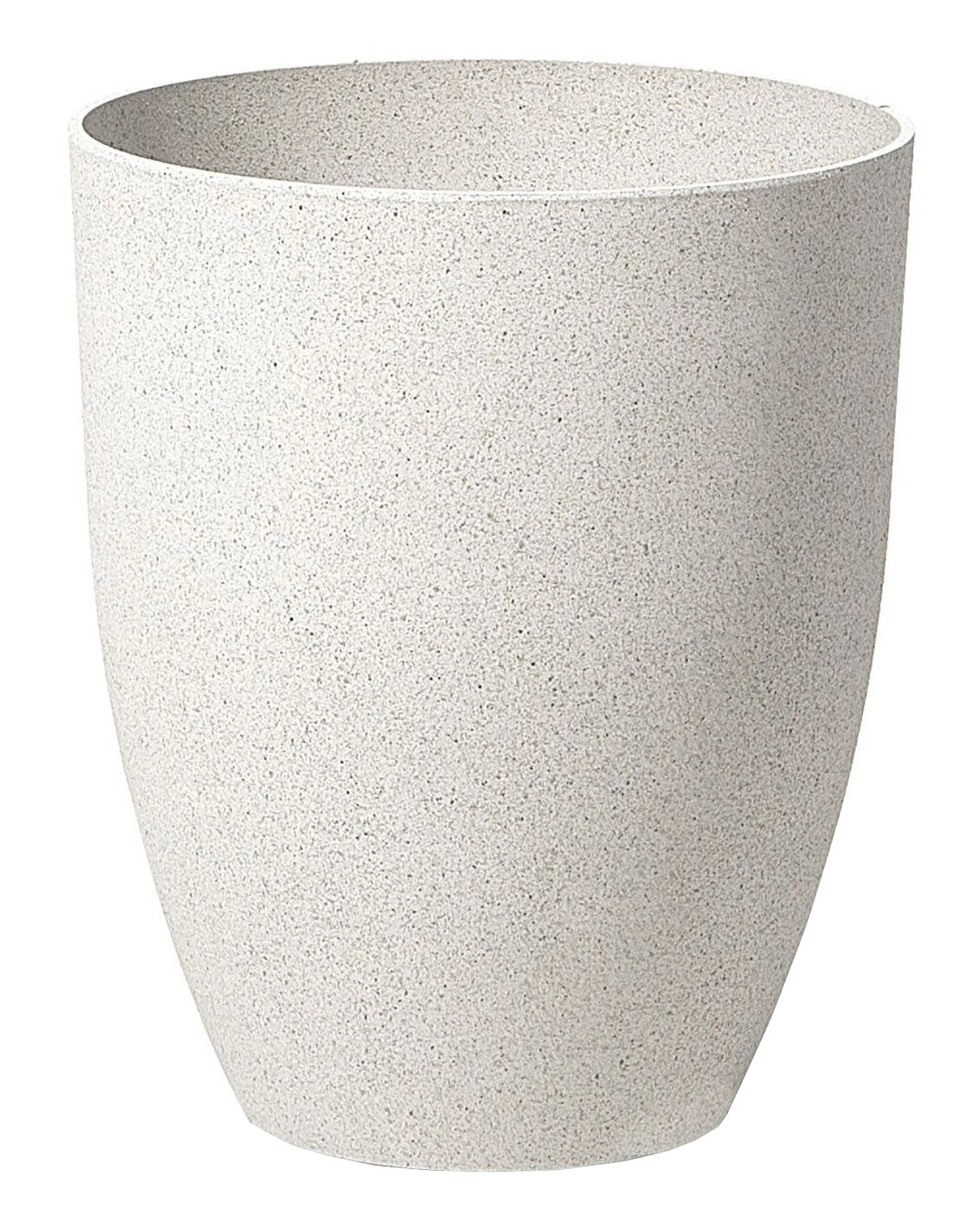 Set van 2 bloempotten CROTON 35 cm Gebroken wit